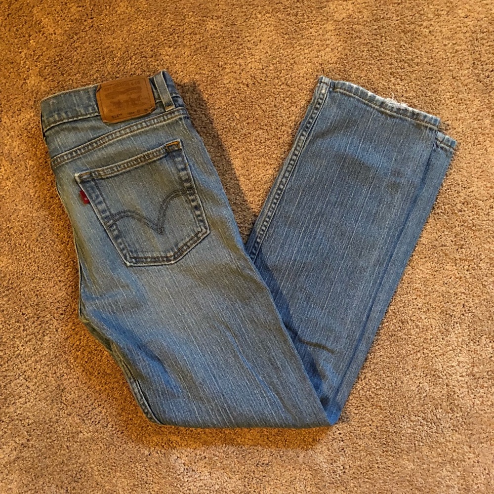 Levi’s 514 Slim Straight Light Blue Wash Jeans